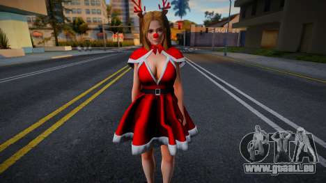 DOAXFC Tina Armstrong - FC Christmas Dress v2 für GTA San Andreas