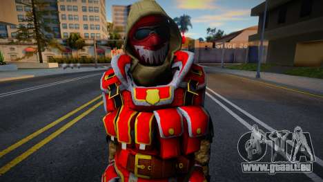 War Face New year Skin v6 pour GTA San Andreas