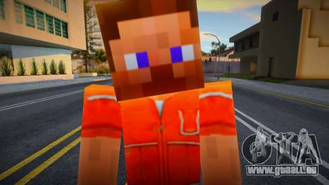 Minecraft Skin HD v12 pour GTA San Andreas