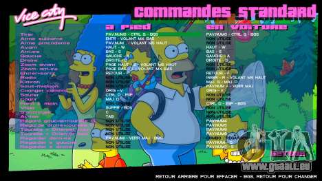 The Simpsons - Background 1 pour GTA Vice City