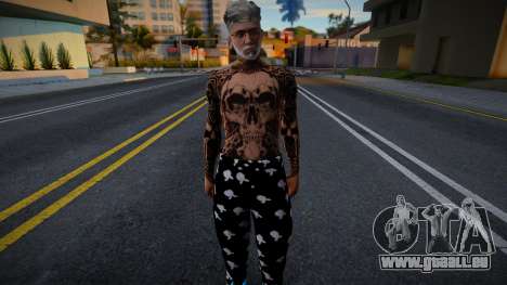 Homme tatoué (vieux gangster) pour GTA San Andreas