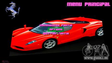 Ferrari Menu für GTA Vice City