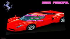 Ferrari Menu pour GTA Vice City