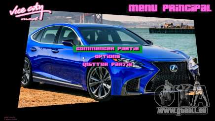 Lexus Menu pour GTA Vice City