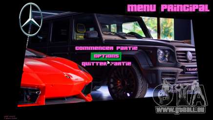 Mercedes-Benz Menu 9 pour GTA Vice City