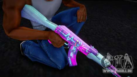 Gun Neon Racer - AK für GTA San Andreas