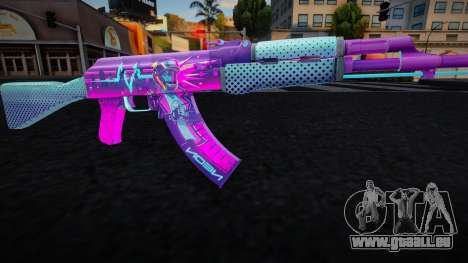 Gun Neon Racer - AK für GTA San Andreas