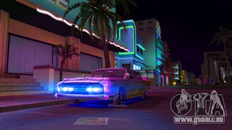 Xenon lights and neons pour GTA Vice City