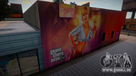 GTA V Girl Mural pour GTA San Andreas