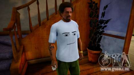 Roblox Man Face T-Shirt pour GTA San Andreas