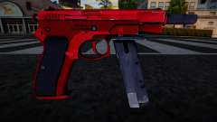 CZ-75 Red by sionerZ für GTA San Andreas