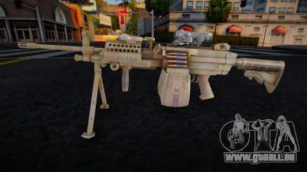 Navy seal gunner Weapon pour GTA San Andreas