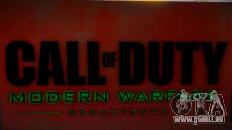 Mural Call Of Duty Moderm Warfare pour GTA San Andreas