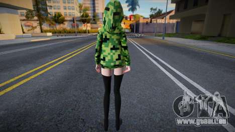 Creeper Girl für GTA San Andreas