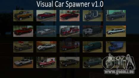 Visual Car Spawner v1.0 pour GTA Vice City