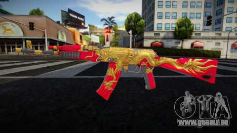 Gold Dragon AK 47 für GTA San Andreas