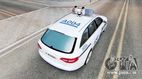Audi A4 Avant China Police (B8) 2012 pour GTA San Andreas