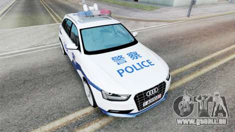 Audi A4 Avant China Police (B8) 2012 pour GTA San Andreas