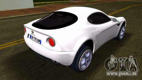 Alfa Romeo 8C Competizione (Mad) pour GTA Vice City