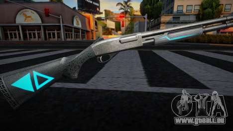 Blue Chromegun pour GTA San Andreas