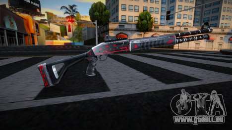 Black Red Gun - Chromegun für GTA San Andreas