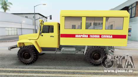 GAZ-3308 Service de gaz Sadko Avariyna pour GTA San Andreas