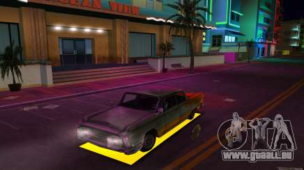 Éclairage au néon pour voitures pour GTA Vice City