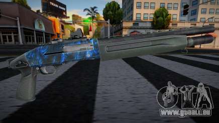 Blue Gun Chromegun pour GTA San Andreas