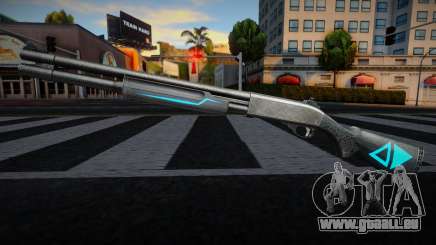 Blue Chromegun für GTA San Andreas