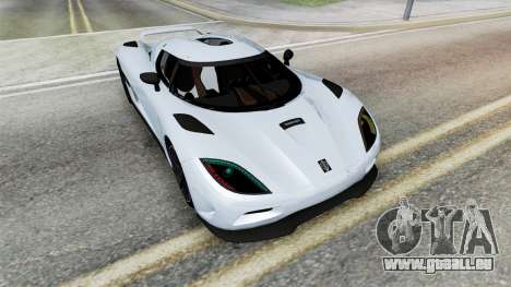 Koenigsegg Agera 2010 Columbia Blue pour GTA San Andreas