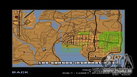 Carte dans le style de GTA III v1 pour GTA San Andreas