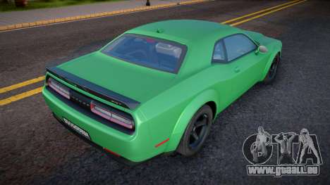 Dodge Challenger SRT Demon Sapphire für GTA San Andreas