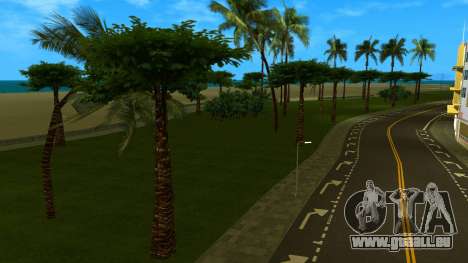 Nouvelle route, gazon, arbres, trottoir HQ 2016 pour GTA Vice City