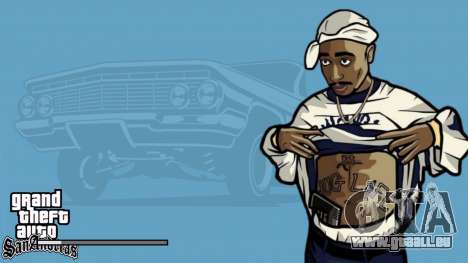 Tupac Loadscreen pour GTA San Andreas