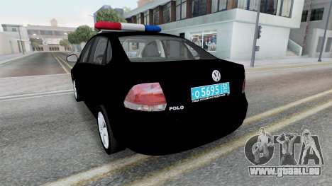 Volkswagen Polo Sedan Police (Typ 6R) 2011 für GTA San Andreas