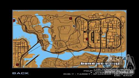 Carte dans le style de GTA III pour GTA San Andreas