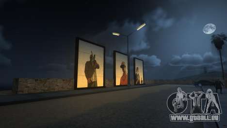 GTA Kunstwerk in LS East Beach für GTA San Andreas