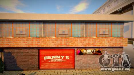 Bennys Original Autoworks San fierro Workshop pour GTA San Andreas