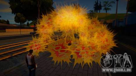 Explosion im Comic-Stil für GTA San Andreas