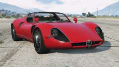 Alfa Romeo 33 Stradale Pigment Red pour GTA 5