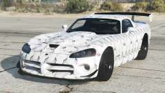 Dodge Viper SRT10 Anti Flash White pour GTA 5