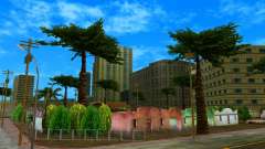 Nouvelle route, gazon, arbres, trottoir HQ HD pour GTA Vice City