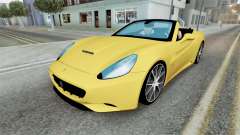 Ferrari California 2009 Arylide Yellow pour GTA San Andreas