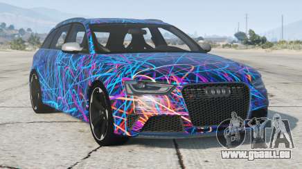 Audi RS 4 Avant Chathams Blue pour GTA 5