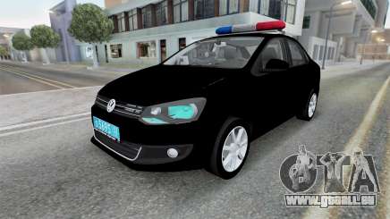 Volkswagen Polo Sedan Police (Typ 6R) 2011 für GTA San Andreas