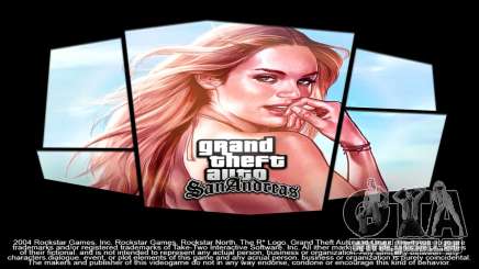 GTA V Girl Loading Screen für GTA San Andreas