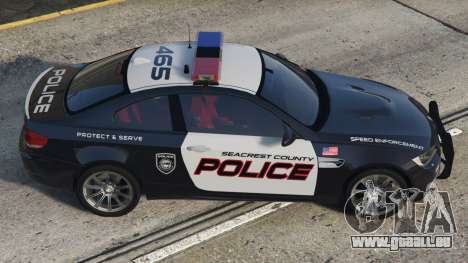 BMW M3 (E92) Seacrest County Police