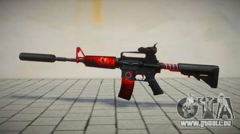 Red M4 Toxic Dragon by sHePard pour GTA San Andreas