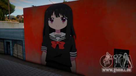 Mural Aya Asagiri pour GTA San Andreas