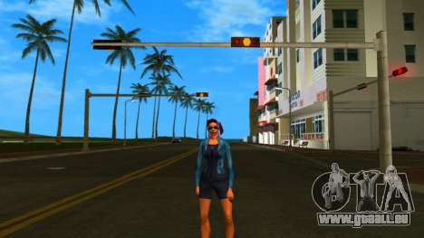 White girl Leather pour GTA Vice City